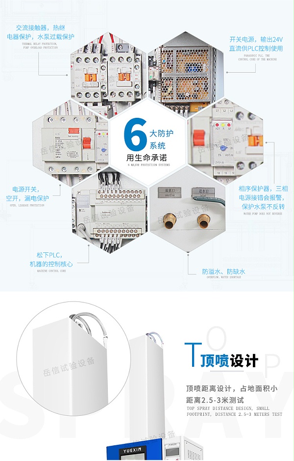 持续性冲淋试验8小时